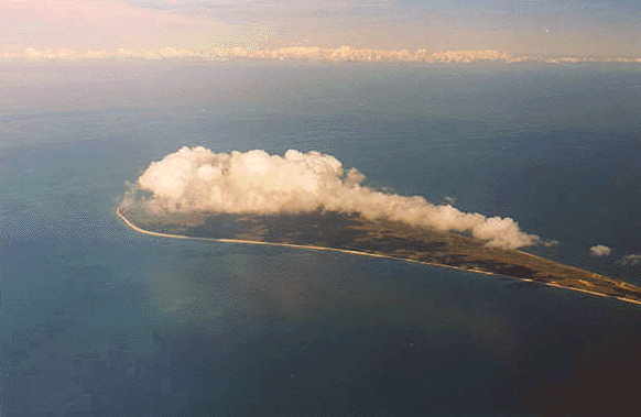 Insel Anholt (Dnemark) unter Wolken